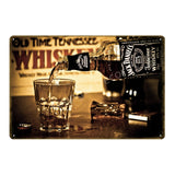 Placa de pared decorativa Retro Vintage Jack Da para bar, restaurante, dormitorio...