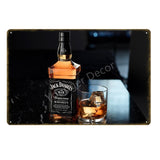 Placa de pared decorativa Retro Vintage Jack Da para bar, restaurante, dormitorio...