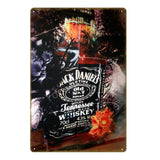 Placa de pared decorativa Retro Vintage Jack Da para bar, restaurante, dormitorio...