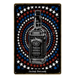 Placa de pared decorativa Retro Vintage Jack Da para bar, restaurante, dormitorio...