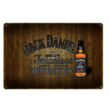 Placa de pared decorativa Retro Vintage Jack Da para bar, restaurante, dormitorio...