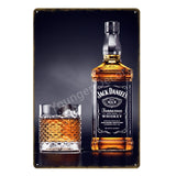 Placa de pared decorativa Retro Vintage Jack Da para bar, restaurante, dormitorio...