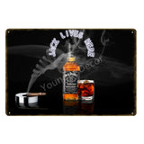 Placa de pared decorativa Retro Vintage Jack Da para bar, restaurante, dormitorio...