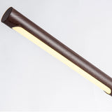 Lámpara de acento, lámpara de mesa LED en madera y latón - HENOCH