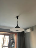 Black Postmodern Pendant Lamp for Bedroom, Living Room, Kitchen - GAÏLA