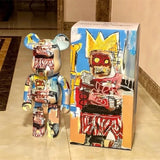 Figure Kaws 28cm Bearbrick 400% - Basquiat