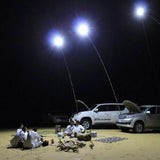 Lanterne avec Manche Télescopique LED 12V pour Voiture, Camping, Pêche 12V IP65