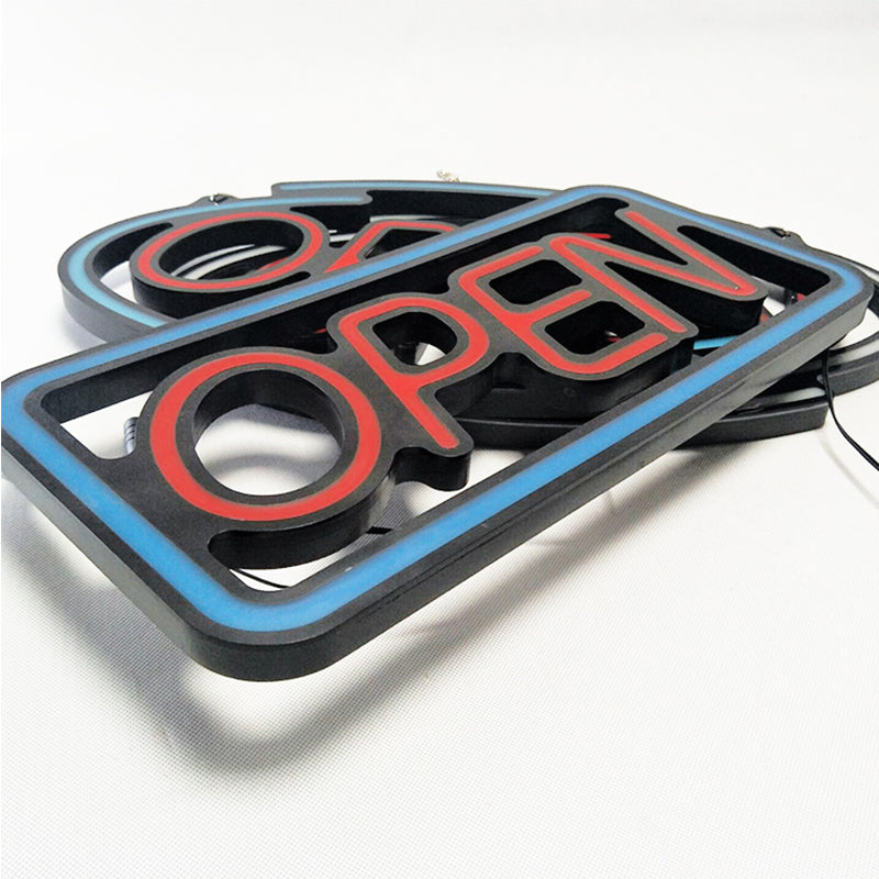 Enseigne Lumineuse Néon LED Open Barber Shop Avec Style D'effet Fluide