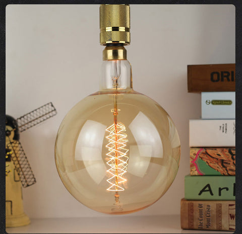 Bombilla Incandescente Edison Vintage Gigante 60W E27 - GLOBE