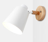 Applique-Murale-en-Bois-et-Métal-Coloris-Blanc-Ampoule-LED-E27-85-285V-Style-Nordique