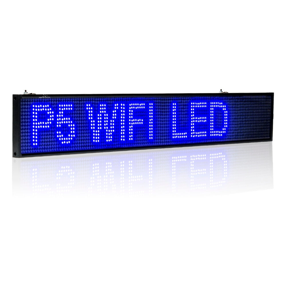 Panneau lumineux WiFi LED 7 couleurs RVB - panneau 100 cm x 15 cm